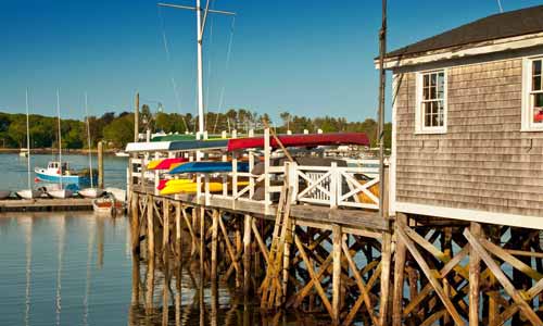 Maine Beach House Rentals - Fishing Wharf